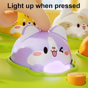 Niños pequeños <span class=keywords><strong>Montessori</strong></span> Piano Whack a Mole juego educativo temprano multifunción presionando Piano <span class=keywords><strong>caja</strong></span> Musical con <span class=keywords><strong>sonidos</strong></span> y luces <span class=keywords><strong>de</strong></span> gato - Product Image 5