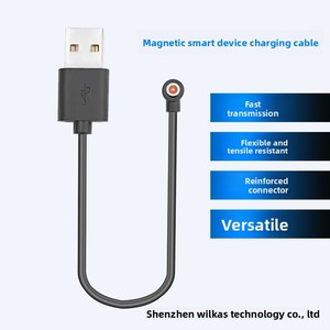 Anneau intelligent de gaine en PVC ultra-mince de 4mm pour câble de charge magnétique <span class=keywords><strong>Bluetooth</strong></span> Chargeur magnétique de patch ultra-mince - Product Image 4