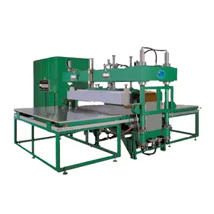 JINGSHUN 100KW Fours Stations Automatic Slide Table High Freqneyc PVC Plastic Welding Machine for Inflatable Mattress