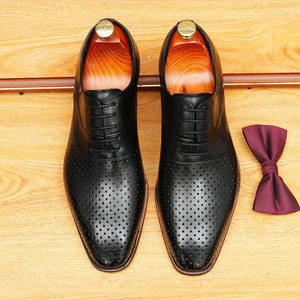Nuevos Zapatos de Cuero para Hombre, Primera Capa de Piel de Vaca, Zapatos Formales de Cuero, Zapatos de Cuero para Boda - Product Image 1
