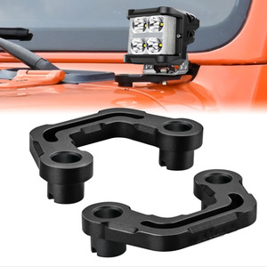 Soporte de montaje de luces para Jeep Wrangler 2018-2023, soporte de luces de trabajo delanteras de acero - Product Image 1