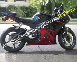 YZF600 05雅马哈流行整流罩YZF 600 R6 2005零件黑色红色车身摩托车整流罩套件