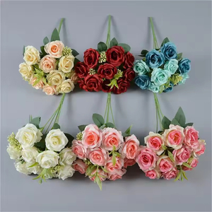Rosas Artificiales de Seda al por Mayor para Decoración de Bodas, Flores de Osmanto Artificiales con Tacto Real - Product Image 1