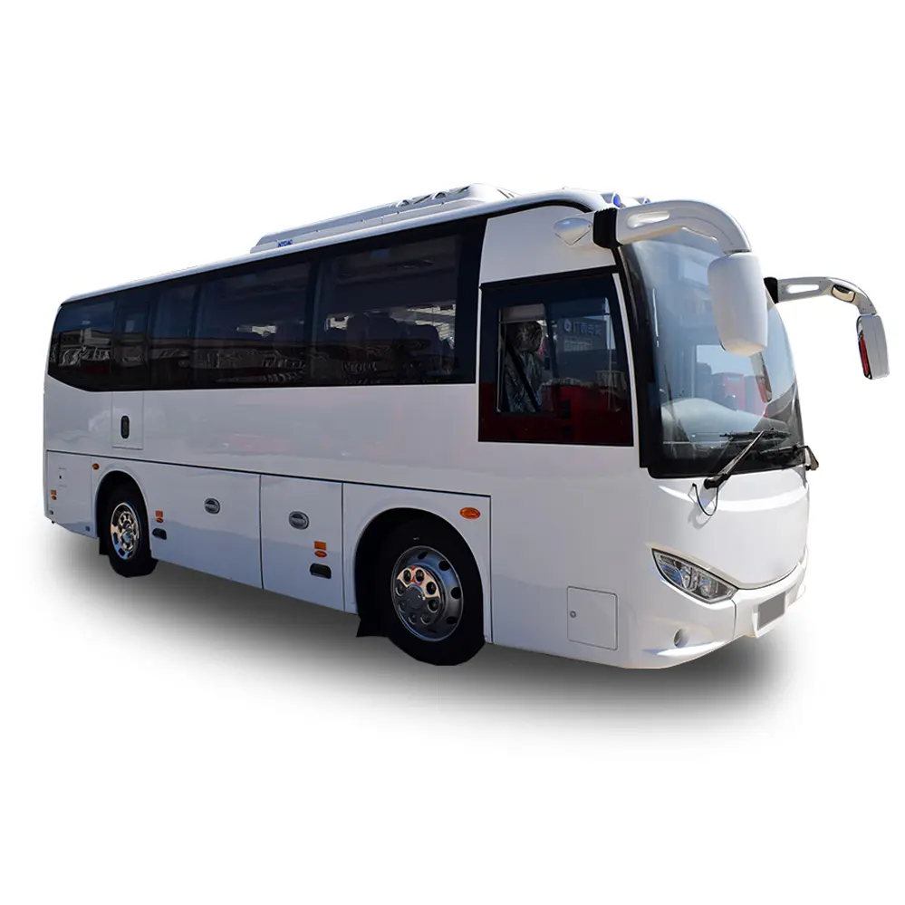 Affordable and High Cost-efficiency 7.6m Electric Powered 27+1+1 Seats RHD CCS2 Charge Over 200km Range Bus on Sale