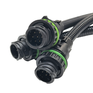 موصل كهربائي للسيارات بـ 7 دبابيس ذكر وأنثى لتجميع أضواء السيارة الخلفية وحزمة الأسلاك للشاحنات 967650-1 1718230-1 - Product Image 3