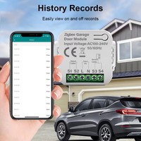 Module de rétrofit Tuya Smart Zigbee pour ouvre-porte de garage, compatible Alexa et Google Assistant, pour usage domestique et application Smart Life
