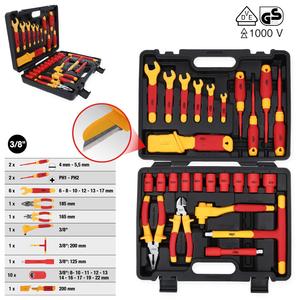 Juego de herramientas aisladas KS TOOLS para vehículos híbridos y eléctricos, 26 piezas - Product Image 2