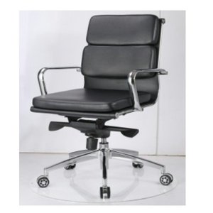 Chaise de bureau en cuir moderne et confortable 36019-1309D/B/A - Product Image 3