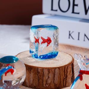 Fatto a mano in <span class=keywords><strong>vetro</strong></span> di <span class=keywords><strong>Murano</strong></span> gatto balena pesci per acquario ornamenti creativi per la lavorazione della lampada decorazione della casa per il natale Halloween regalo - Product Image 4