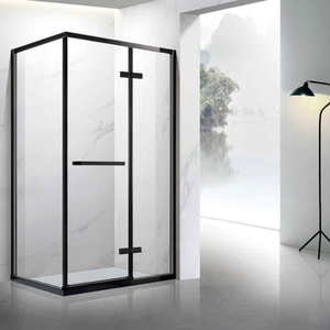 Cabine de douche d'angle carrée Cabines de douche à rouleaux à ressort Foshan Salles de douche de bonne qualité - Product Image 2