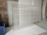 Boîte de rangement pour en-cas en acrylique, empilable, boîte à bonbons, distributeur de biscuits, organisateur pour supermarché, magasin, présentoir de vente au détail