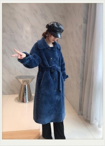 Cappotto lungo invernale da donna Plaid <span class=keywords><strong>doppiopetto</strong></span> orsacchiotto in <span class=keywords><strong>pelliccia</strong></span> di Cashmere con cerniera in finto Shearling agnelli di lana - Product Image 6