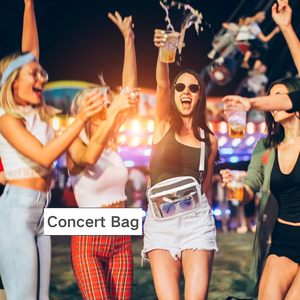Borsa da concerto trasparente a tracolla da donna PACKISM borse per eventi da stadio per il Festival sportivo della giornata di gioco altre borse sportive