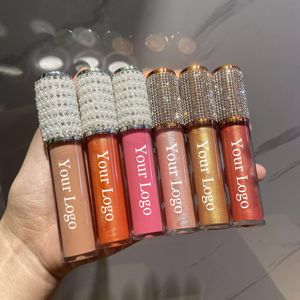 चमकदार मोल्ड प्लास्टिक कंटेनर लक्जरी वर्ग अनुकूलित बॉक्स पैकेज स्पष्ट 5 मिलीलीटर लाल ट्यूब होंठ तेल चमक लिपस्टिक - Product Image 1