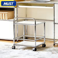 Tabouret Modulaire, Chariot Simple, Canapé, Petite Table d'Appoint, Support de Rangement en Acier Inoxydable, Chaise de Café Modulaire d'occasion
