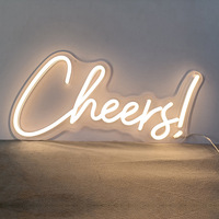 Lumières néon LED, enseignes publicitaires en acrylique pour logo d'entreprise, décoration de fenêtres et de murs pour bars, magasins, centres commerciaux, hôtels, parcs