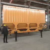 Silos per Cemento a Forma di Scatola Prodotti in Fabbrica, Stazioni di Miscelazione del Calcestruzzo, Silos per Stoccaggio di Calce e Cemento, Silos per Cemento Mobili su Rimorchio