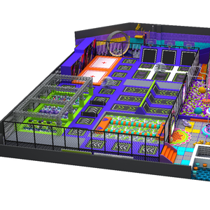 Parc d'attractions intérieur, équipement de terrain de jeux souple, centre de divertissement familial avec aire de jeux sportive pour enfants, fabriqué de manière durable - Product Image 1