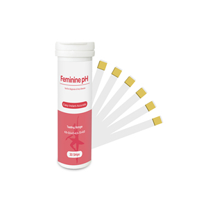Bandelettes de test de <span class=keywords><strong>pH</strong></span> féminin de haute qualité pour usage domestique, faciles à utiliser, certifiées ISO CE, 100 bandelettes/boîte. - Product Image 1