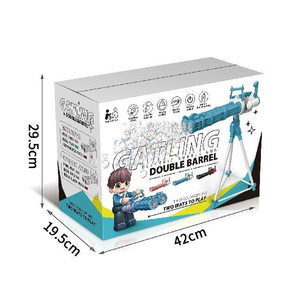 Machine à bulles de tir en plein air d'été, jouets pour enfants, entièrement automatique <span class=keywords><strong>sur</strong></span> le support d'<span class=keywords><strong>eau</strong></span>, double canon Gatling bubble gun - Product Image 6