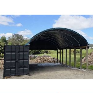 Abri/Tente Conteneur PVC à Prix de Gros pour Stockage d'Équipement, Stationnement, Stockage de Charbon, Entrepôt de Machines, Auvent Pare-Soleil - Product Image 3