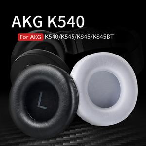 แผ่นรองหูฟังหนังโปรตีนพร้อม K845BT K845 <span class=keywords><strong>AKG</strong></span> K545 K540 K275 K182 K245 K267โฟมเมมโมรี่โฟมกันเสียงรบกวน K167 - Product Image 2