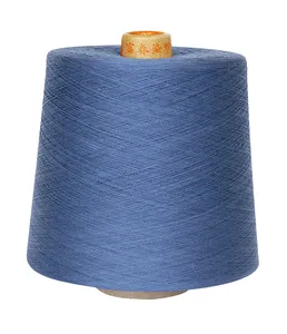 100% coton peigné cardé Ne20/1 30/1 40/1 fil pour tricoter et tisser en 580 + couleurs