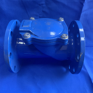 Válvula de Retención de Agua de Acero Fundido con Revestimiento de Goma, Tipo Doble Brida, Bidireccional, PN16, DN100, 4 Pulgadas, H44X-16Q - Product Image 1