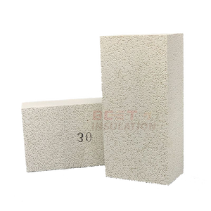 Four industriel, <span class=keywords><strong>brique</strong></span> réfractaire isolante 1770 ° Briques isolantes en mullite C, briques réfractaires légères pour fours - Product Image 1