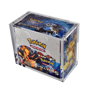RAY YI Custom Wholesale Magnetic Acrylic Pokemon Display Case Booster Box