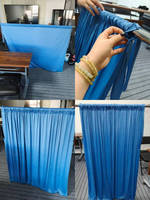 Tissu de fond de scène en spandex extensible, sans plis, à fort effet drapé, pour décoration d'événements