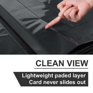YY Premium 1024 Pocket Trading Card <b>Binder</b> 16 Pocket Side Loading Card Album <b>Folder</b> with Label Design - Product Image 2