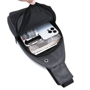 Sac bandoulière unisexe professionnel, vertical, carré, grande capacité, en tissu Oxford, sac de poitrine décontracté, toutes saisons - Product Image 4