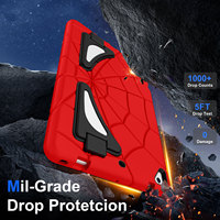 Étui robuste et résistant pour iPad 5e et 6e génération 9.7 Air 2 Pro 9.7 avec béquille et bandoulière, design de dessin animé pour enfants, OEM ODM
