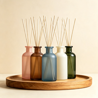 Bouteilles en verre pour diffuseurs à bâtonnets, 50 ml, de luxe, vides, longue durée, écologiques, pour parfums d'intérieur, vente en gros
