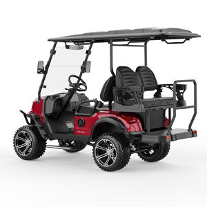 Chariot de golf utilitaire à 4 roues, navette d'entretien de club, véhicule communautaire de luxe à basse vitesse, chariot de golf haut de gamme - Product Image 5