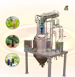 Machine professionnelle d'évaporation rotative de distillation d'huile essentielle de rose