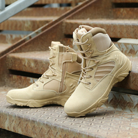 Bottes tactiques légères pour hommes ; Bottes décontractées respirantes ; Bottes d'entraînement H adaptées au travail et aux motos.