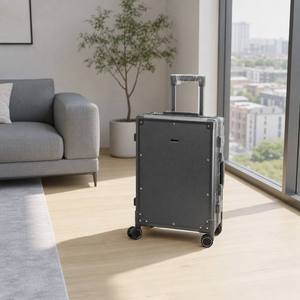 Maleta <span class=keywords><strong>de</strong></span> Viaje <span class=keywords><strong>de</strong></span> Negocios <span class=keywords><strong>de</strong></span> Lujo Clásica <span class=keywords><strong>de</strong></span> 20/24/28 Pulgadas con Marco <span class=keywords><strong>de</strong></span> Aleación, Patrón <span class=keywords><strong>de</strong></span> Fibra <span class=keywords><strong>de</strong></span> Carbono, Poliéster Multicolor y Esquinas Anticolisión - Product Image 3