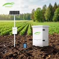 Système de surveillance en ligne de l'humidité du sol, 4 paramètres standard : température, humidité, EC, pH, conforme aux normes de conservation de l'eau, alimentation solaire
