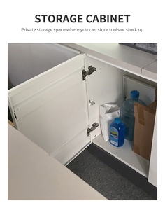 Mostrador de Caja de Madera para <span class=keywords><strong>Supermercado</strong></span>, Estantes de Exhibición Personalizados - Product Image 5