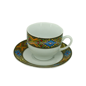 Set <span class=keywords><strong>da</strong></span> caffè etiope classico in ceramica Fine Design personalizzato <span class=keywords><strong>Saba</strong></span> 17 pezzi Set <span class=keywords><strong>da</strong></span> tè etiope - Product Image 6