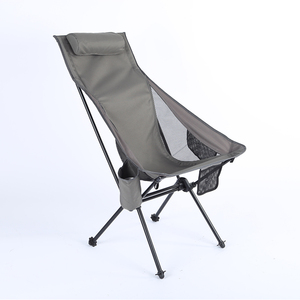 Vente chaude Chaise de camping légère et réglable en métal Chaise de lune pliante imperméable portable Design moderne pour l'extérieur - Product Image 4