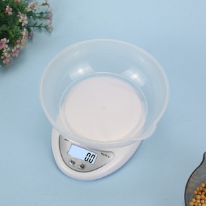 Balance de cuisine numérique B05, capacité 3 kg, balance en plastique pour la pâtisserie et la mesure des aliments - Product Image 1