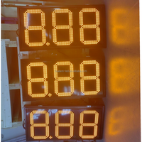 Bluewinled usine de gros numérique 7 signes de gaz de segment tableau d'affichage stations-service led prix du gaz affiche