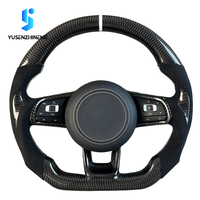 Volant de voiture personnalisé en fibre de carbone pour VW Golf Mk7 Mk7.5 Mk8 Polo R GTI GTD 7 8 Jetta Cc T6 Volkswagen Passat B8 Accessoires