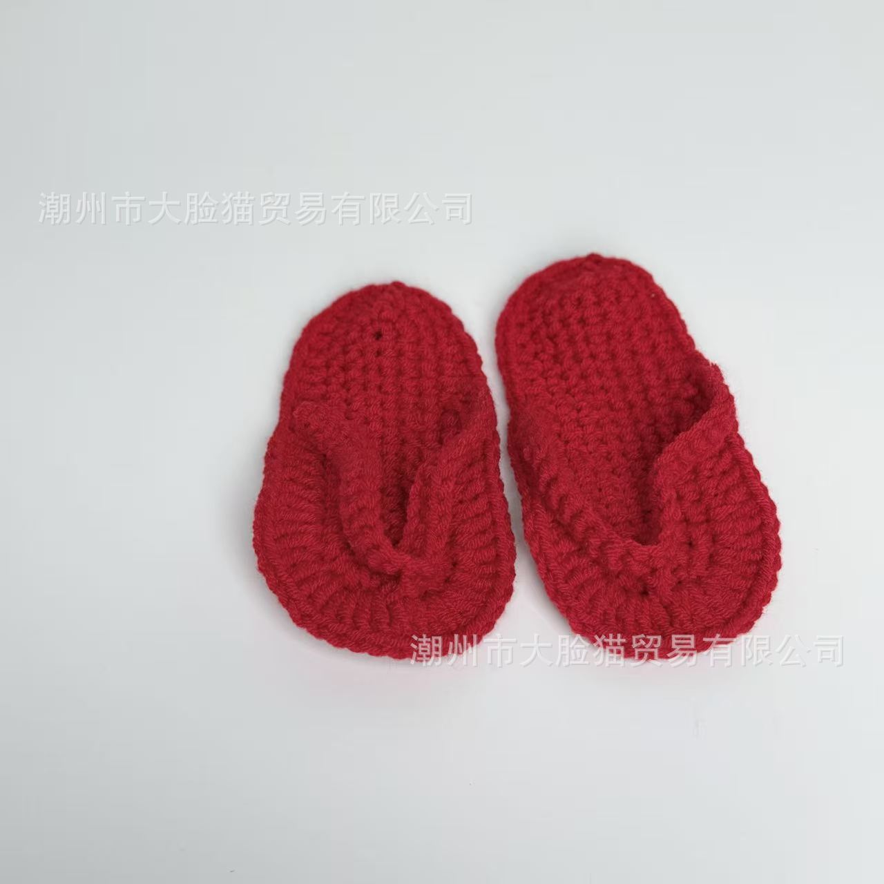 Chanclas rojas para bebé