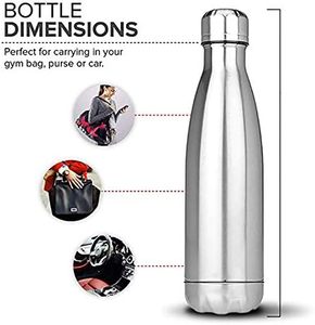 Wholesale 500ml Narrow Mouth Stainless Steel Double Wall Insulated Vacuum <b>Flask</b> Custom 17oz Sport Rubber Paint Yoga Water Bottle - Product Image 5