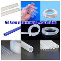 Tuyau en silicone médical personnalisé ISO13485 |   Tube en silicone de qualité médicale personnalisé, biocompatible et autoclavable