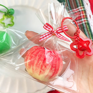 Llavero de Manzana Blanda de Navidad, Juguete Divertido Antiestrés, Juguete de Fruta para Aliviar el Estrés, Regalo Creativo para Niños, Venta al por Mayor - Product Image 3